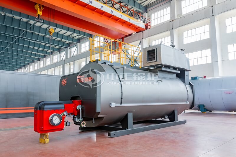 WNS oil gas fired industrial fire tube steam boiler 1-20 ton