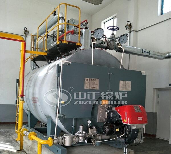 Fuel oil gas based steam boiler heating boiler